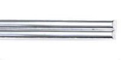 Picture of Wire Sterling Silver 8 Gauge/.128 Inch Double Half Round