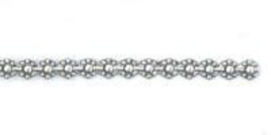 Picture of Wire Sterling Silver Berry Half Bead 3mm