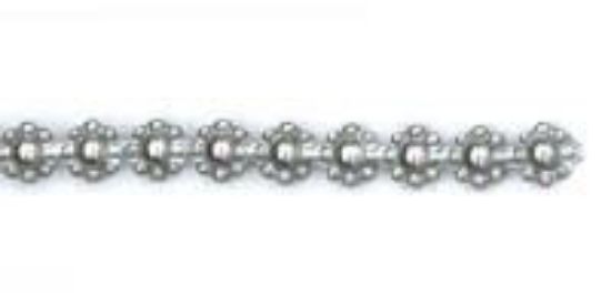 Picture of Wire Sterling Silver Berry Half Bead 4mm