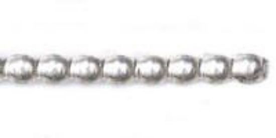 Picture of Wire Sterling Silver 6 Gauge/.162 Inch Half Bead