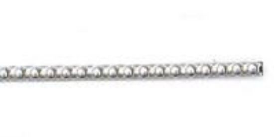 Picture of Wire Sterling Silver 12 Gauge/.081 Inch Half Bead