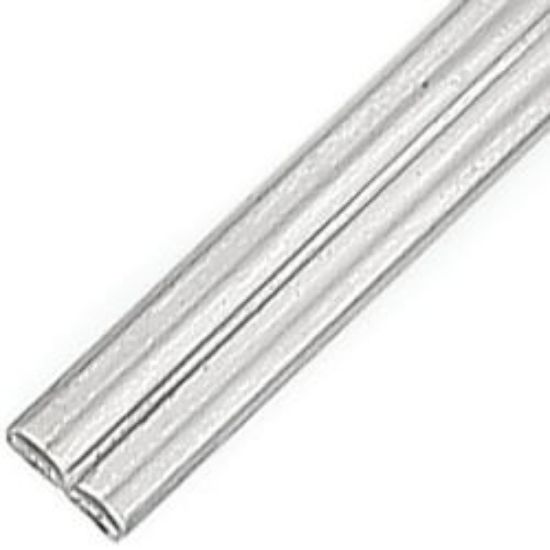Picture of Wire Nickel Silver 8 Gauge/.257 Inch Double Half Round BULK