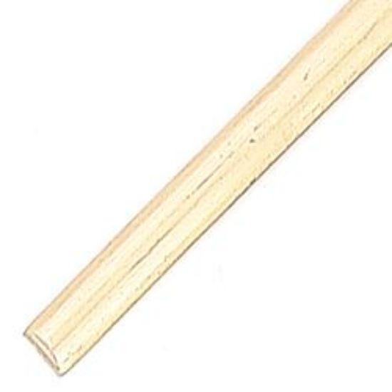 Picture of Red Brass Half-Round Wire 8ga (.128"), Sold in Bulk: 1-lb minimum