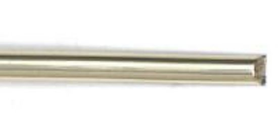 Picture of Red Brass Half Round Wire, 6ga/.162",  5ft Coil