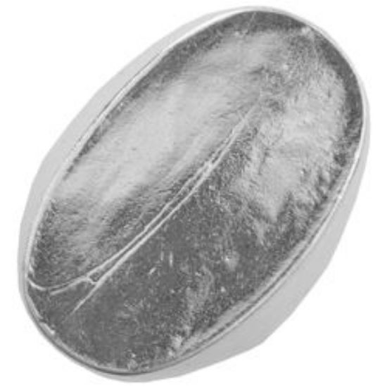 Picture of Sterling Silver Machine Cast Extra Large 18x30mm Oval Ring, Size: 12