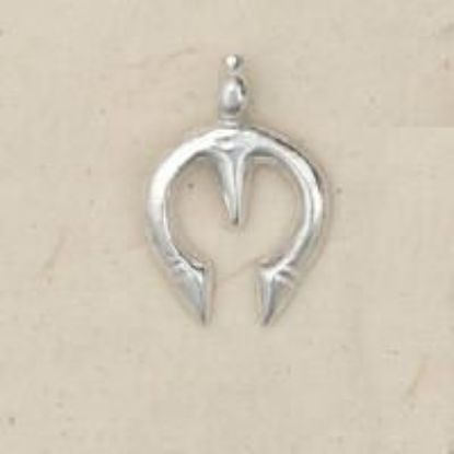 Picture of Sterling Silver Mini Naja With Loop Machine Cast, 5/8" x 1"