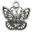 Picture of Sterling Silver Machine Cast Butterfly Charm 10.5x10mm