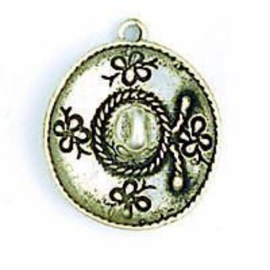 Picture of Sterling Silver Sombrero Charm 18.5x16mm