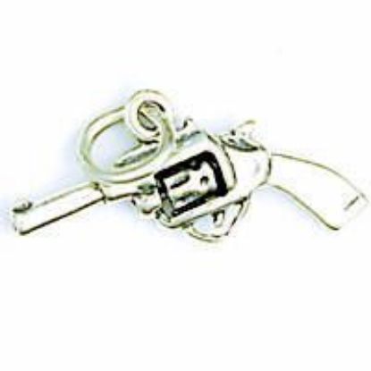 Picture of Sterling Silver Six Shooter Charm 15x22mm
