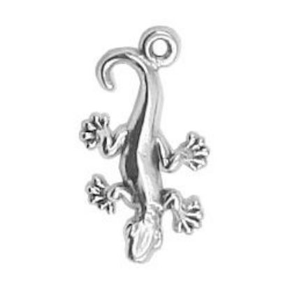 Picture of Sterling Silver Gecko Charm 22x12.5mm