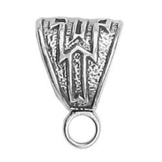 Picture of Sterling Silver Large Bail With Design