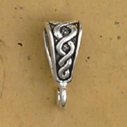 Picture of Sterling Silver Small Bail With Design