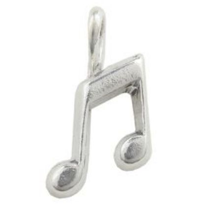 Picture of Sterling Silver Eighth Notes Charm
