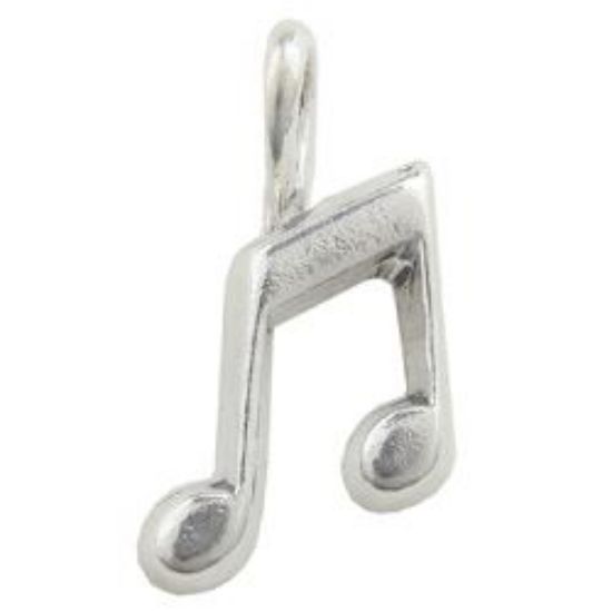 Picture of Sterling Silver Eighth Notes Charm
