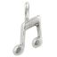 Picture of Sterling Silver Eighth Notes Charm