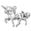 Picture of Sterling Silver Unicorn Charm