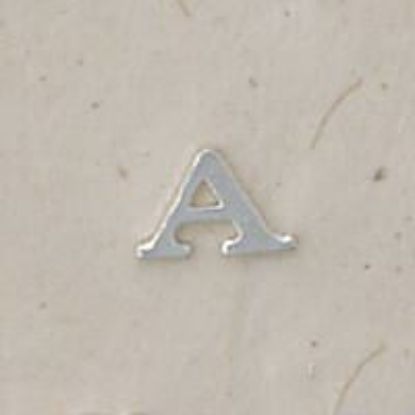 Picture of Sterling Silver Roman Letter "A" - 1/4 Inch, 24ga