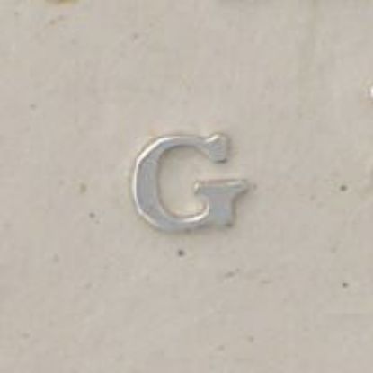 Picture of Sterling Silver Roman Letter "G" - 1/4 Inch, 24ga