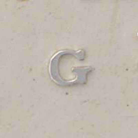 Picture of Sterling Silver Roman Letter "G" - 1/4 Inch, 24ga