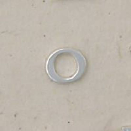 Picture of Sterling Silver Roman Letter "O" - 1/4 Inch, 24ga