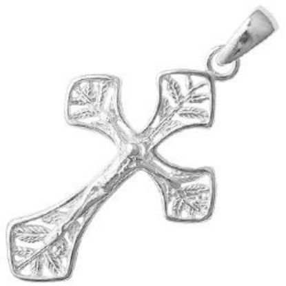 Picture of Sterling Silver Crucifix Machine Cast 24x40mm