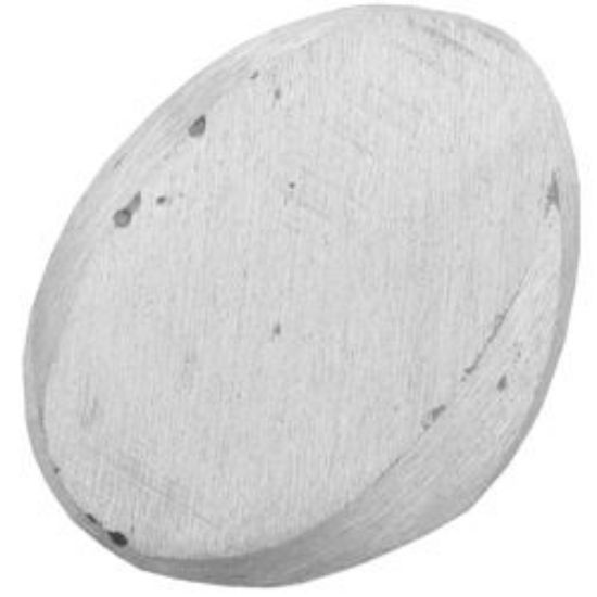 Picture of Sterling Silver Sand Cast Ring #30, 17x27mm Oval, Size 10.