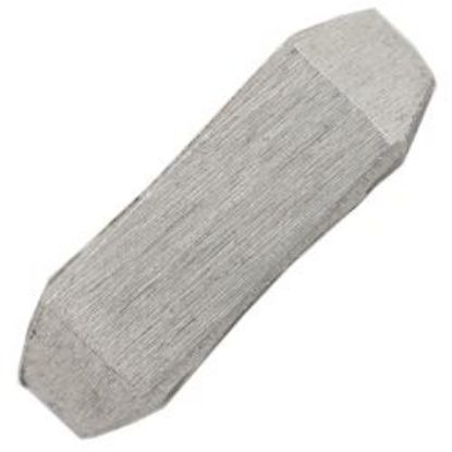 Picture of Sterling Silver Sand Cast Ring #38, 6x16mm Rectangle, Size 10.