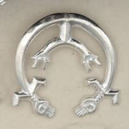 Picture of Sterling Silver Sand Cast Naja #4, 2-1/4" x 2-1/4"