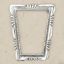 Picture of Sterling Silver Machine Cast Taper Bolo Border, 1-1/2" x 1-3/4"