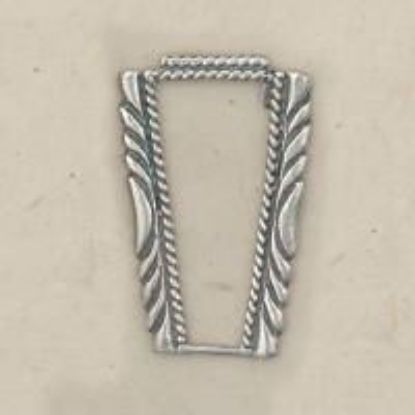 Picture of Sterling Silver Machine Cast Stamped Watch Tip Border, 7/8" x 1-1/4"