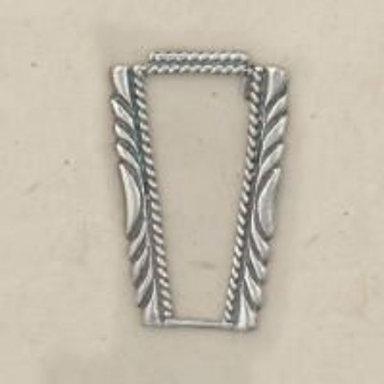 Picture of Sterling Silver Machine Cast Stamped Watch Tip Border, 7/8" x 1-1/4"