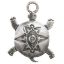 Picture of Sterling Silver Machine Cast Turtle Charm with Loop, 17x24mm
