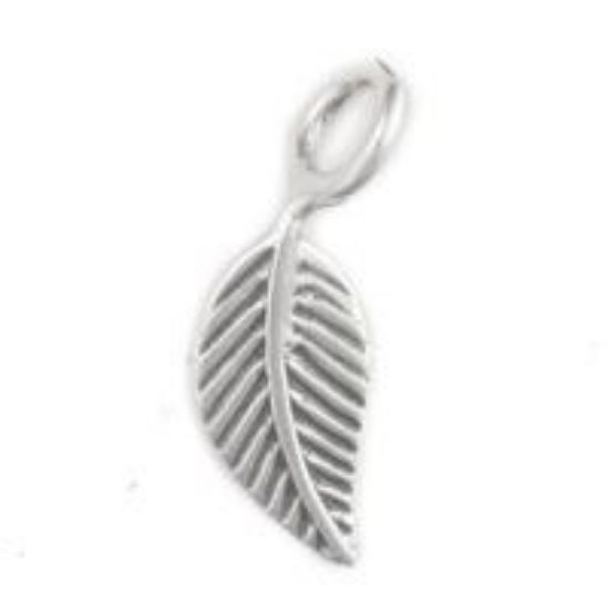 Picture of Sterling Silver Leaf Machine Cast 9mm