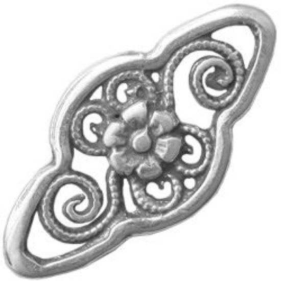 Picture of Sterling Silver Fancy Filigree Link 16mm