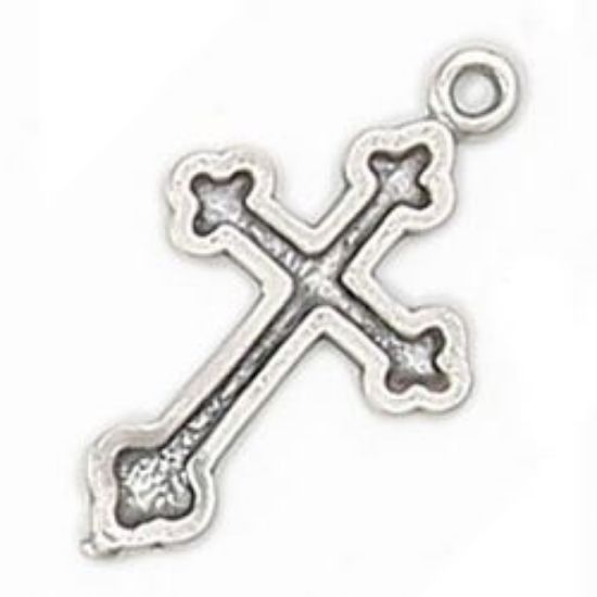 Picture of Sterling Silver Machine Cast Cross, 21mm