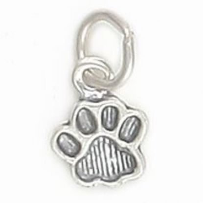 Picture of Sterling Silver Paw Print Charm