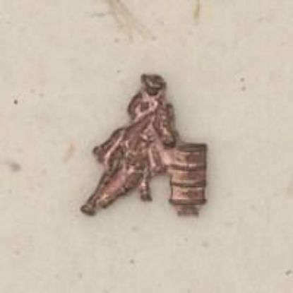 Picture of Red BronzeMini Barrel Racer Rodeo Cast, 14x11mm