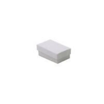 Picture of White Cotton Filled Gift Box 2 1/2 x 1 1/2 x 7/8 Inch