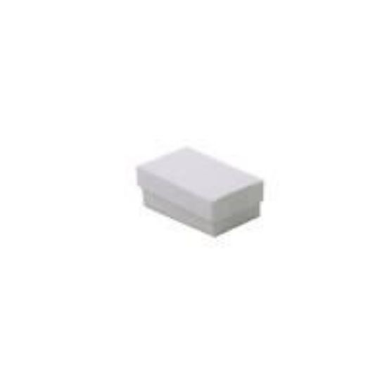 Picture of White Cotton Filled Gift Box 2 1/2 x 1 1/2 x 7/8 Inch