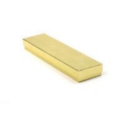 Picture of Gold Cotton Filled Gift Box 8 x 2 x 7/8 Inch