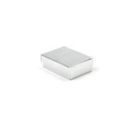 Picture of Silver Cotton Filled Gift Box 3 1/16 x 2 3/25 x 1 Inch