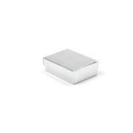 Picture of Silver Cotton Filled Gift Box 3 1/16 x 2 3/25 x 1 Inch