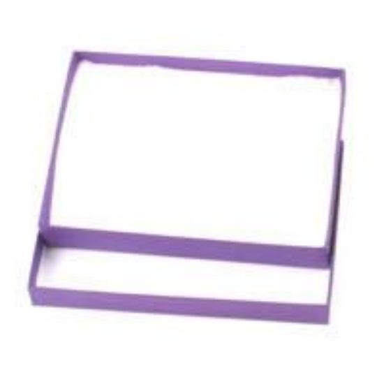 Picture of Purple Cotton Filled Gift Box 5 1/4 x 3 3/4 x 7/8 Inch
