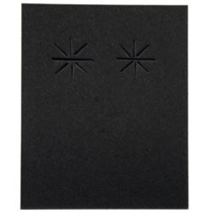 Picture of Black Earring Card, 1-5/8" x 2", Sold per pkg of 100