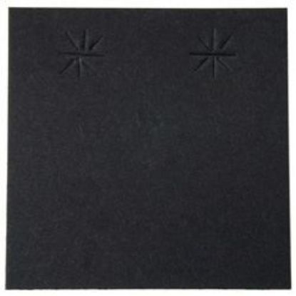 Picture of Black Earring Card, 2-3/8" x 2-3/8", Sold per pkg of 100