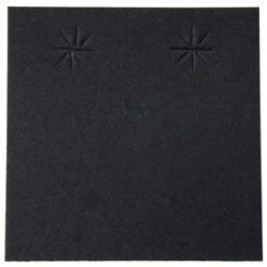 Picture of Black Earring Card, 2-3/8" x 2-3/8", Sold per pkg of 100