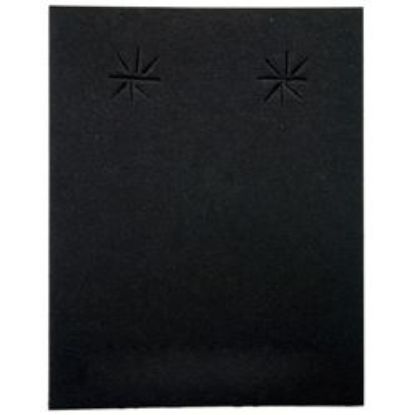 Picture of Black Earring Card, 2-3/8" x 3", Sold per pkg of 100