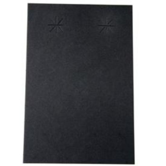 Picture of Black Earring Card, 2-3/8" x 3-1/2", Sold per pkg of 100
