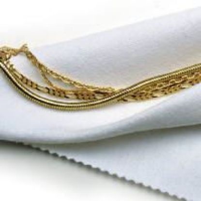 Picture of White Buffy Cloth, Sold per pkg of 12, 9" x 11"