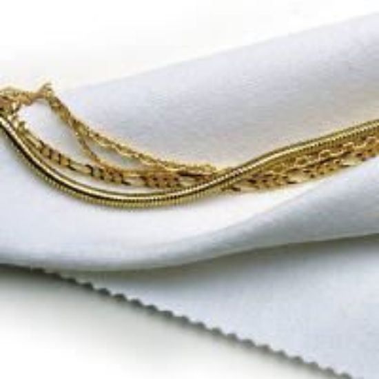 Picture of White Buffy Cloth, Sold per pkg of 12, 9" x 11"